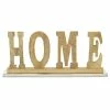 Promo 🤩 Grayson Lane Brown Wood/Aluminum Home Sign Tabletop Decoration 🎁