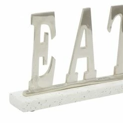 Cheap 👏 Grayson Lane Modern Silver Terrazzo Eat Sign Tabletop Decoration ⭐ -GRAYSON LANE Sales 2022 330942445 AlternateImage5 l