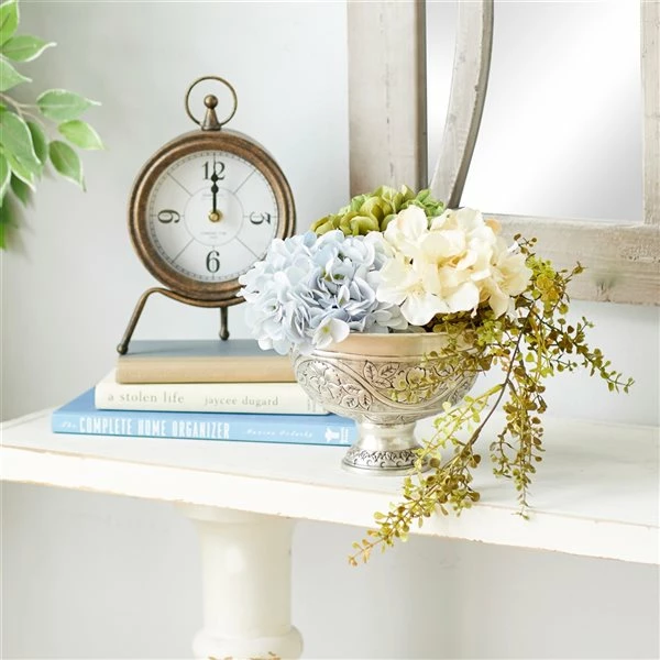 Flash Sale ๐ Grayson Laneย 8-in xย 6-in Silver Iron Traditional Planter ๐ 2 Flash Sale ๐ Grayson Laneย 8-in xย 6-in Silver Iron Traditional Planter ๐ - Image 2