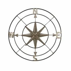 Budget ✔️ Grayson Lane 32-in H x 32-in W Farmhouse Metal Wall Accent 😍