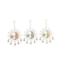 Deals 🔥 Grayson Lane 19-in Metallic Sun Wind Chime - Set of 3 👏 -GRAYSON LANE Sales 2022 330942474 AlternateImage5 l