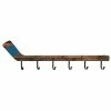 Deals ✨ Grayson Lane 6-Hook Decorative Brown Chinese Fir Wood Wall Hook 😀