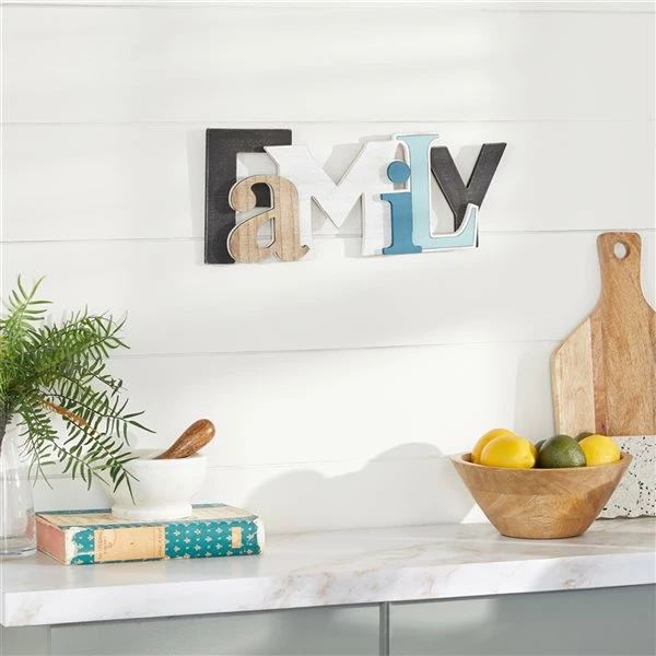 Coupon 👏 Grayson Lane 7.15-in H x 16.95-in W Coastal Wood Wall Accent ✨ 2 Coupon 👏 Grayson Lane 7.15-in H x 16.95-in W Coastal Wood Wall Accent ✨ - Image 2