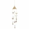 Coupon 🔔 Grayson Lane 32-in Gold Wood Crescent Moon Wind Chime with Cone-Shaped Wind Catchers 🌟