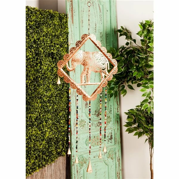 Deals 🎉 Grayson Lane 30-in Bohemian Gold Metal Elephant Wind Chime ✔️ 2 Deals 🎉 Grayson Lane 30-in Bohemian Gold Metal Elephant Wind Chime ✔️ - Image 2