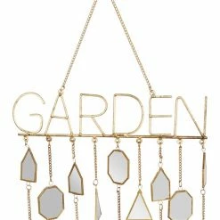 Flash Sale 👏 Grayson Lane 36-in White Metal Garden Reflecting Shapes Wind Chime 🎁 -GRAYSON LANE Sales 2022 330942498 AlternateImage3 l