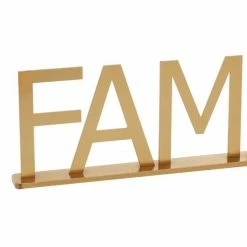 Coupon ⭐ Grayson Lane Traditional Gold Iron Home/Family Sign Tabletop Decoration - Set of 2 🔔 -GRAYSON LANE Sales 2022 330942504 AlternateImage6 l