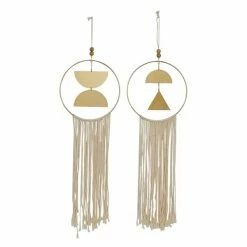 Top 10 ⌛ Grayson Lane 42-in H x 12-in W Ornamental Metal Wall Accent - Set of 2 ⌛