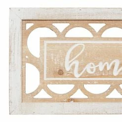 Buy 👍 Grayson Lane 6.9-in H x 12.15-in W Farmhouse Wood Wall Accent - Set of 2 😀 -GRAYSON LANE Sales 2022 330942518 AlternateImage5 l
