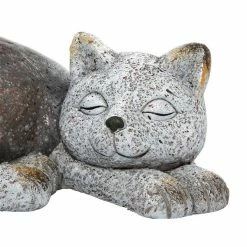 Top 10 ⭐ Grayson Lane 7-in H x 15-in W Grey Cat Garden Statue 🎉 -GRAYSON LANE Sales 2022 330942527 AlternateImage3 l