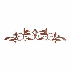 Best reviews of ⭐ Grayson Lane 7.63-in H x 31.88-in W Traditional Floral Metal Wall Accent ❤️