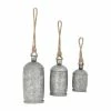 Cheapest 🔥 Grayson Lane 20-in Grey Metal Bell Wind Chime - Set of 3 ❤️