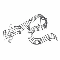 Budget ⌛ Grayson Lane 19-in H x 33-in W Entertainment Metal Wall Accent 🧨