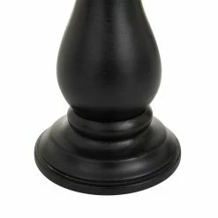 Outlet 🧨 Grayson Lane 1-Candle Wood Pillar Candle Holders - Black - Set of 3 😀 -GRAYSON LANE Sales 2022 330942574 AlternateImage3 l