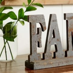Discount 🔔 Grayson Lane Industrial Antique Black MDF Family Sign Tabletop Decoration ✨ -GRAYSON LANE Sales 2022 330942585 AlternateImage5 l