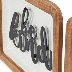 Top 10 🎉 Grayson Lane 9.63-in H x 13.5-in W Farmhouse Wood Wall Accent - Set of 2 🎁 -GRAYSON LANE Sales 2022 330942597 AlternateImage5 l