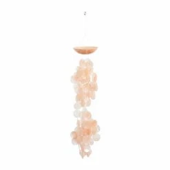 Top 10 🎁 Grayson Lane 27-in Orange Capiz Shell and Coconut Wind Chime ❤️ -GRAYSON LANE Sales 2022 330942599 AlternateImage5 l