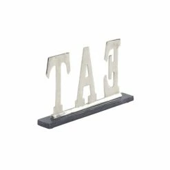 Hot Sale 💯 Grayson Lane Glam Silver Aluminum Eat Sign Tabletop Decoration 🧨 -GRAYSON LANE Sales 2022 330942600 AlternateImage7 l