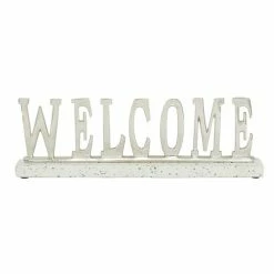 Top 10 🌟 Grayson Lane Modern Silver Terrazzo Welcome Sign Tabletop Decoration 👏