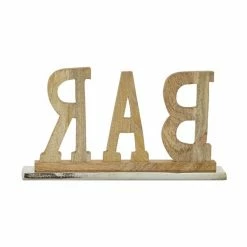 Flash Sale 🎉 Grayson Lane Brown Wood/Aluminum Bar Sign Tabletop Decoration ⭐ -GRAYSON LANE Sales 2022 330942606 AlternateImage8 l