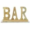 Flash Sale 🎉 Grayson Lane Brown Wood/Aluminum Bar Sign Tabletop Decoration ⭐