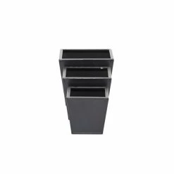Best deal ⌛ Grayson Lane 8-in x 7-in Black Iron Modern Planters - Set of 3 👏 -GRAYSON LANE Sales 2022 330942616 AlternateImage6 l