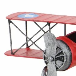 Top 10 🎁 Grayson Lane 6-in H x 12-in W Vintage Plane Metal Wall Accent ✔️ -GRAYSON LANE Sales 2022 330942619 AlternateImage5 l