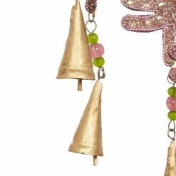Budget 🛒 Grayson Lane 39-in Pink/White Metal Dragonflies Wind Chime with Multicoloured Glass Beads 👏 -GRAYSON LANE Sales 2022 330942628 AlternateImage4 l