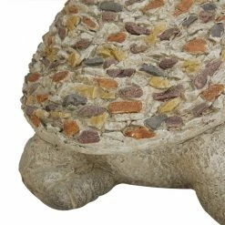 Best Pirce ⌛ Grayson Lane 9.75-in H x 13.80-in W Grey Turtle Garden Statue 🎁 -GRAYSON LANE Sales 2022 330942630 AlternateImage3 l