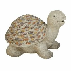 Best Pirce ⌛ Grayson Lane 9.75-in H x 13.80-in W Grey Turtle Garden Statue 🎁 -GRAYSON LANE Sales 2022 330942630 AlternateImage5 l