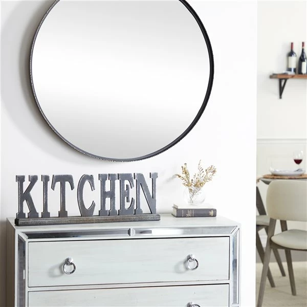 Outlet 🔔 Grayson Lane Industrial Antique Black MDF Kitchen Sign Tabletop Decoration 🌟 2 Outlet 🔔 Grayson Lane Industrial Antique Black MDF Kitchen Sign Tabletop Decoration 🌟 - Image 2