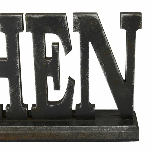 Outlet 🔔 Grayson Lane Industrial Antique Black MDF Kitchen Sign Tabletop Decoration 🌟 4 Outlet 🔔 Grayson Lane Industrial Antique Black MDF Kitchen Sign Tabletop Decoration 🌟 - Image 4