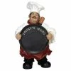 Coupon 🛒 Grayson Lane Traditional Multicoloured MDF Chef with Chalkboard Tabletop Decoration 😍