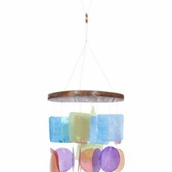 Best Sale 👏 Grayson Lane 20-in Multicoloured Capiz Shell Wind Chime 🔔 -GRAYSON LANE Sales 2022 330942639 AlternateImage4 l