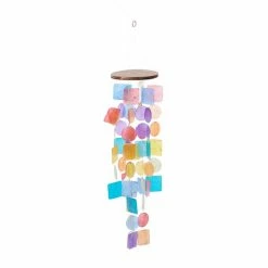Best Sale 👏 Grayson Lane 20-in Multicoloured Capiz Shell Wind Chime 🔔 -GRAYSON LANE Sales 2022 330942639 AlternateImage5 l