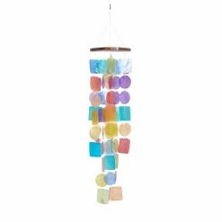 Best Sale π Grayson LaneΒ 20-in Multicoloured Capiz Shell Wind Chime π