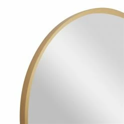 Promo 🥰 Grayson Lane 42-in x 42-in Round Gold Contemporary Wall Mirror ❤️ -GRAYSON LANE Sales 2022 330944694 AlternateImage3 l