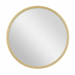 Promo 🥰 Grayson Lane 42-in x 42-in Round Gold Contemporary Wall Mirror ❤️