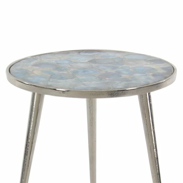 Discount โจ Grayson Lane Silver Stone Round End Table ๐ 3 Discount โจ Grayson Lane Silver Stone Round End Table ๐ - Image 3