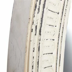 Wholesale 💯 Grayson Lane 60.5-in x 33.88-in Oval White Framed Wall Mirror 🧨 -GRAYSON LANE Sales 2022 330944706 AlternateImage4 l