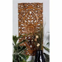 Promo 🔥 Grayson Lane 48-in x 66-in Brown Ornamental MDF Wall Accent - Set of 3 🧨 -GRAYSON LANE Sales 2022 330944708 AlternateImage2 l