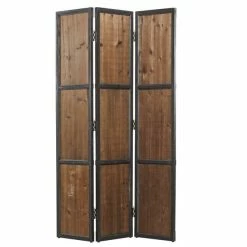 Top 10 👍 Grayson Lane 3-Panel Brown Wood Folding Country Room Divider 🥰 -GRAYSON LANE Sales 2022 330944713 AlternateImage5 l