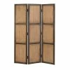 Top 10 👍 Grayson Lane 3-Panel Brown Wood Folding Country Room Divider 🥰