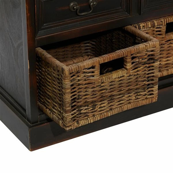 New 🛒 Grayson Lane 20-in x 40-in Rustic Brown Storage Bench 🔥 4 New 🛒 Grayson Lane 20-in x 40-in Rustic Brown Storage Bench 🔥 - Image 4