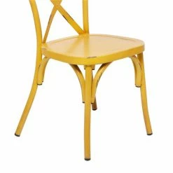 Cheapest ⭐ Grayson Lane Yellow Farmhouse Outdoor Dining Chair - Set of 2 👏 -GRAYSON LANE Sales 2022 330944718 AlternateImage4 l