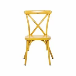 Cheapest ⭐ Grayson Lane Yellow Farmhouse Outdoor Dining Chair - Set of 2 👏 -GRAYSON LANE Sales 2022 330944718 AlternateImage5 l