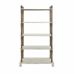 Outlet 🔔 Grayson Lane 14-in x 37-in x 75-in 5-tier Wood Shelving Unit 🎁 -GRAYSON LANE Sales 2022 330944724 AlternateImage5 l