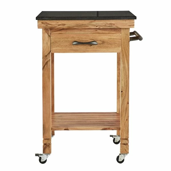 Cheapest ⭐ Grayson Lane Brown Granite Base with Granite Top Kitchen Carts - 42.15-in x 29.75-in 😍 5 Cheapest ⭐ Grayson Lane Brown Granite Base with Granite Top Kitchen Carts - 42.15-in x 29.75-in 😍 - Image 5
