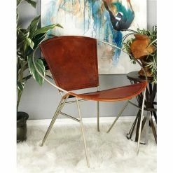 Budget ✨ Grayson Lane Modern Brown Accent Chair ✔️ -GRAYSON LANE Sales 2022 330944727 AlternateImage2 l