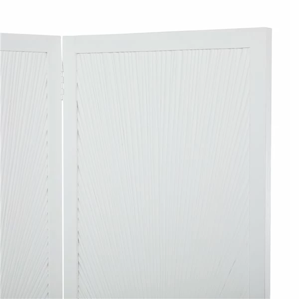 Budget ✔️ Grayson Lane 3-Panel White Wood Folding Contemporary/Modern Room Divider ⌛ 4 Budget ✔️ Grayson Lane 3-Panel White Wood Folding Contemporary/Modern Room Divider ⌛ - Image 4